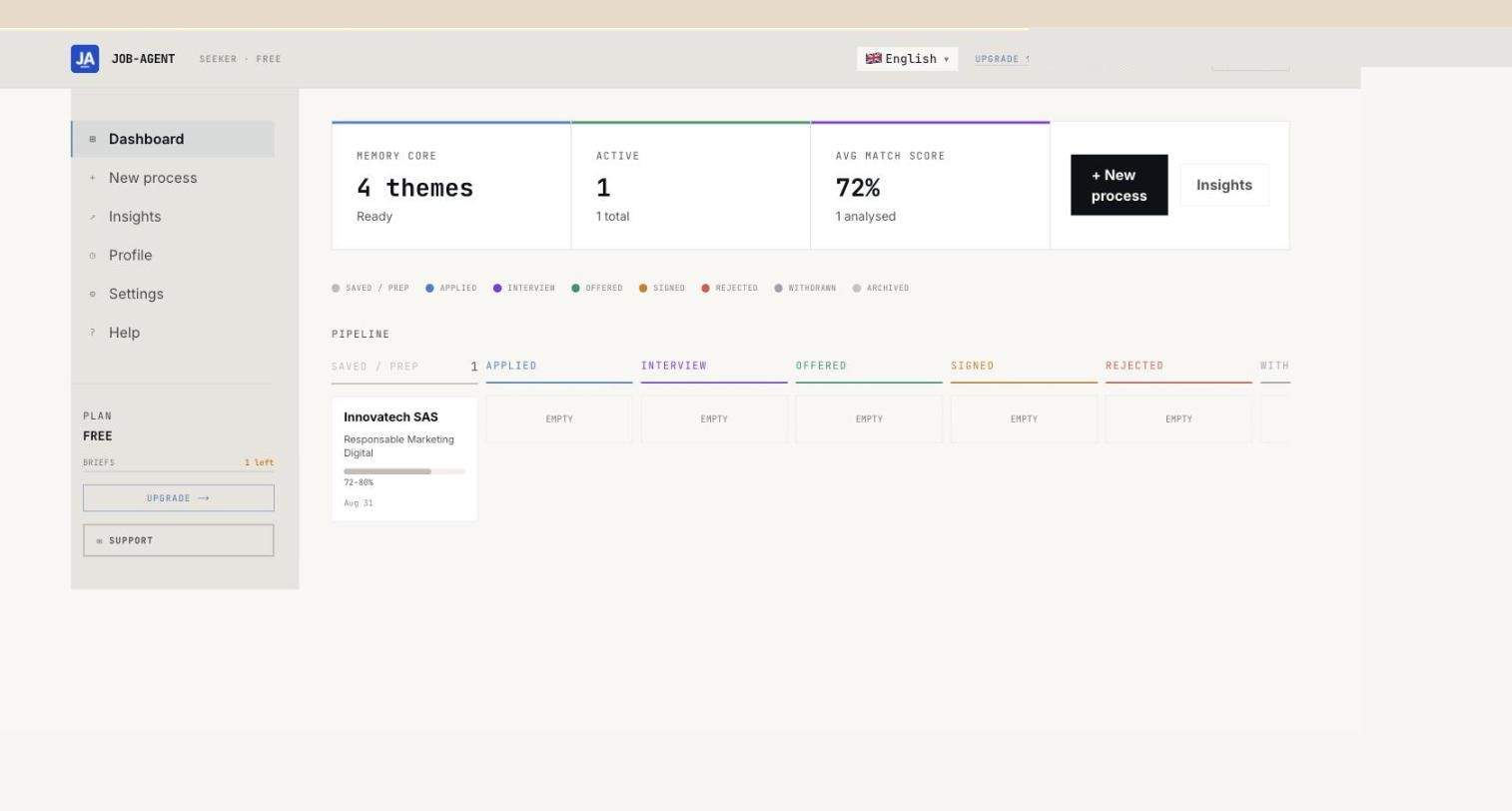 Job-Agent dashboard